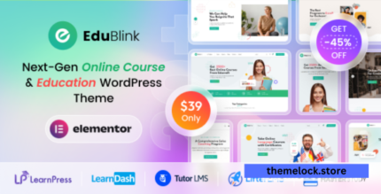 EduBlink v1.0.16 - Education & Online Course WordPress Theme