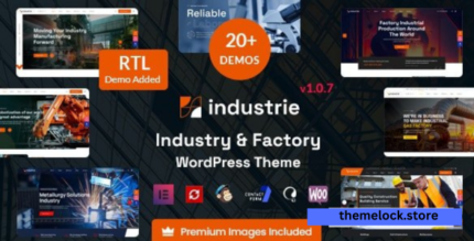 Industrie v1.1.5 - Factory & Industry WordPress Theme