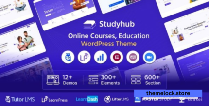 Studyhub v1.0.9 - Education WordPress Theme