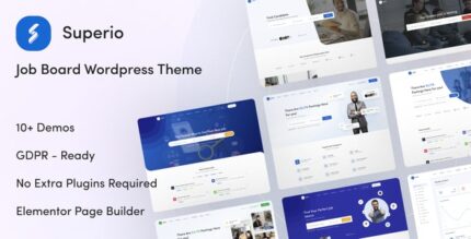 Superio v1.3.19 – Job Board WordPress Theme