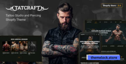 Tatcraft - Tattoo Shop Shopify Theme