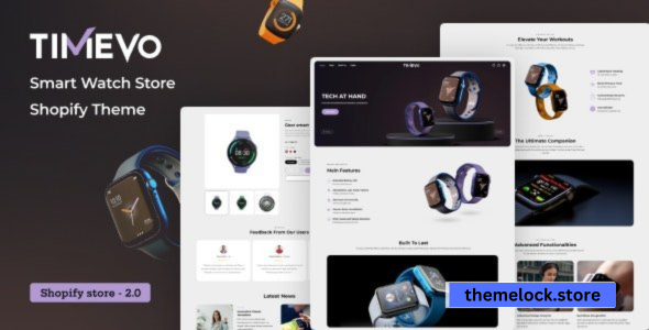 Timevo v1.1 - Single Product Shop Landing Page Shopify Theme