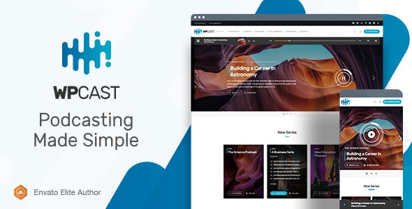 Wpcast v2.1.0 - Audio Podcast WordPress Theme