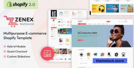 Zenex v5.1.0 - Multipurpose E-commerce Shopify 2.0 Template